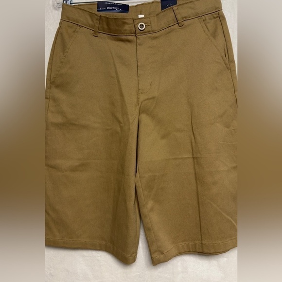 Nautica School Uniform Shorts, Burnished Khaki boys size 18 or 20 - Picture 3 of 8
